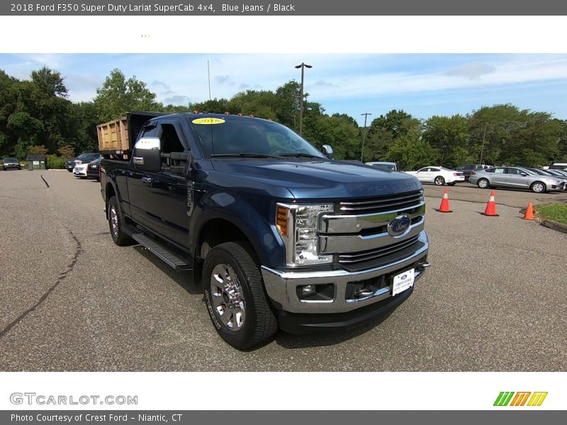 Blue Jeans / Black 2018 Ford F350 Super Duty Lariat SuperCab 4x4