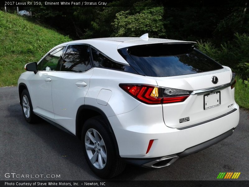 Eminent White Pearl / Stratus Gray 2017 Lexus RX 350