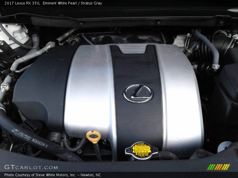 Eminent White Pearl / Stratus Gray 2017 Lexus RX 350
