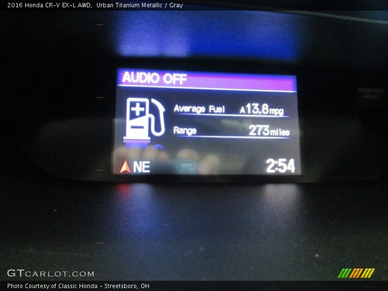 Urban Titanium Metallic / Gray 2016 Honda CR-V EX-L AWD