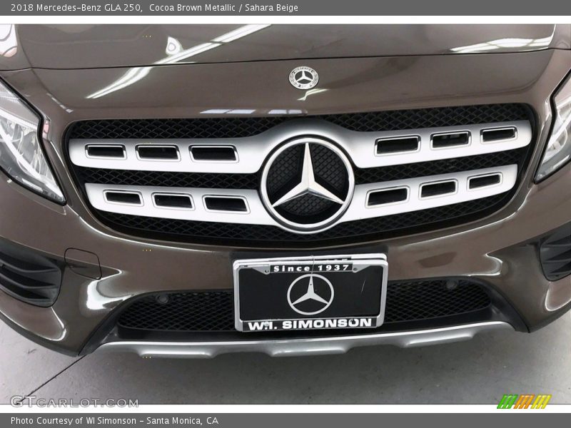 Cocoa Brown Metallic / Sahara Beige 2018 Mercedes-Benz GLA 250