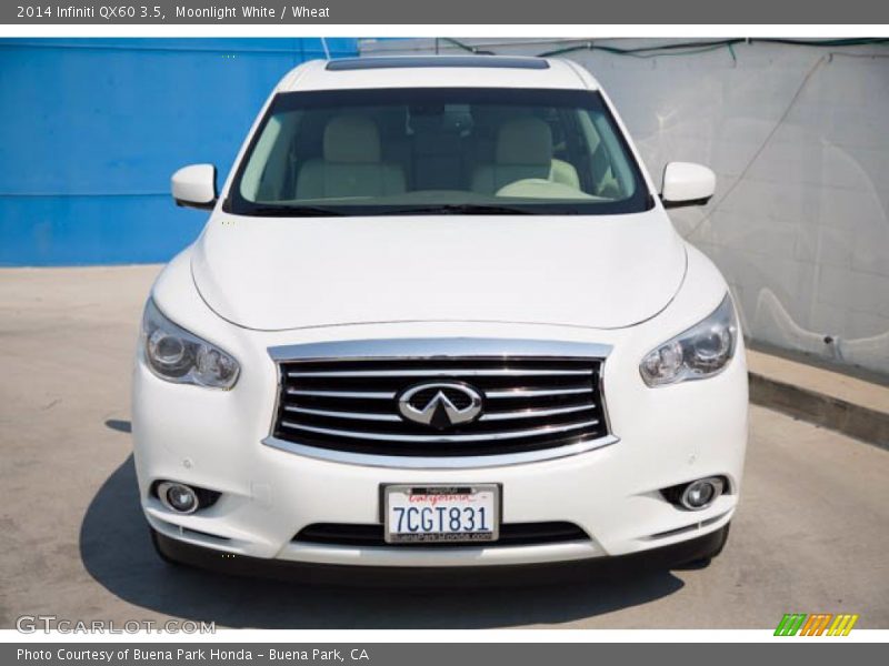 Moonlight White / Wheat 2014 Infiniti QX60 3.5