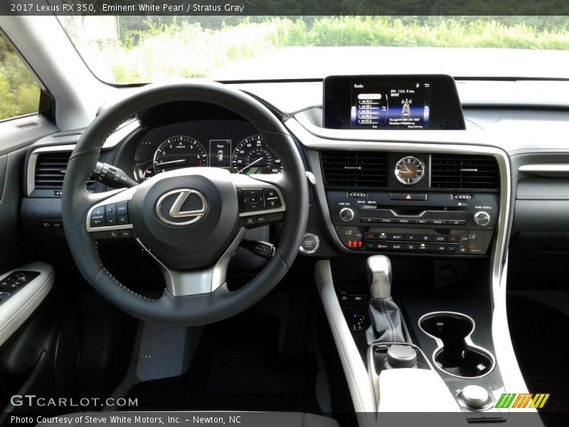 Eminent White Pearl / Stratus Gray 2017 Lexus RX 350
