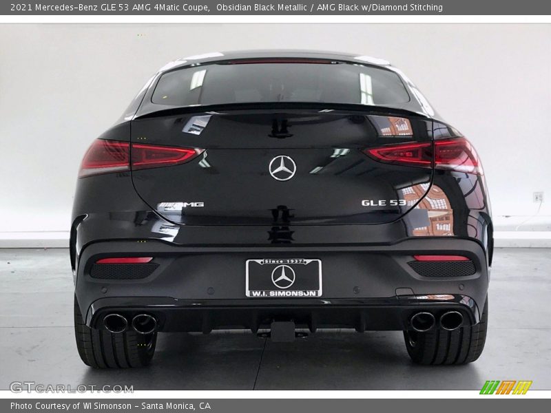 Obsidian Black Metallic / AMG Black w/Diamond Stitching 2021 Mercedes-Benz GLE 53 AMG 4Matic Coupe