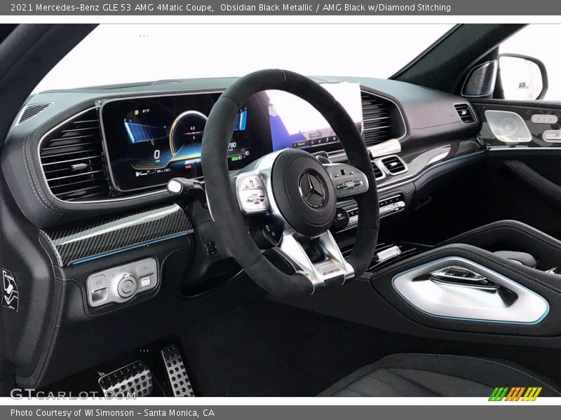 Obsidian Black Metallic / AMG Black w/Diamond Stitching 2021 Mercedes-Benz GLE 53 AMG 4Matic Coupe