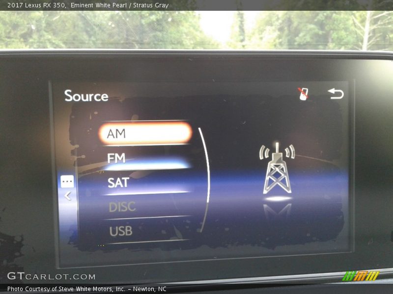 Eminent White Pearl / Stratus Gray 2017 Lexus RX 350