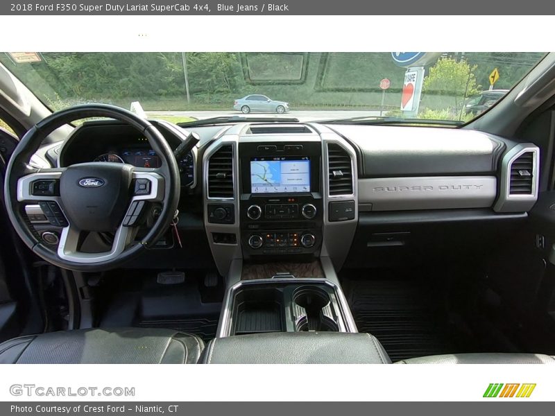 Blue Jeans / Black 2018 Ford F350 Super Duty Lariat SuperCab 4x4