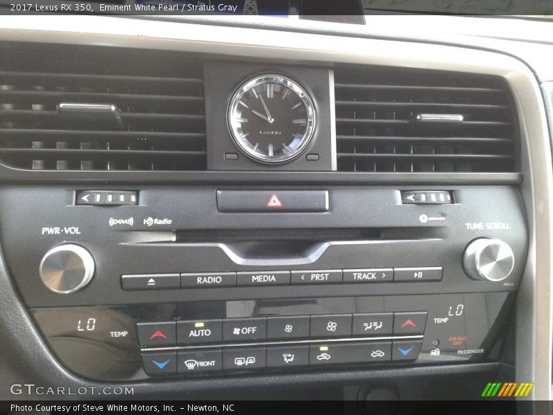 Eminent White Pearl / Stratus Gray 2017 Lexus RX 350