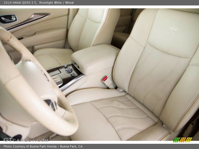Front Seat of 2014 QX60 3.5