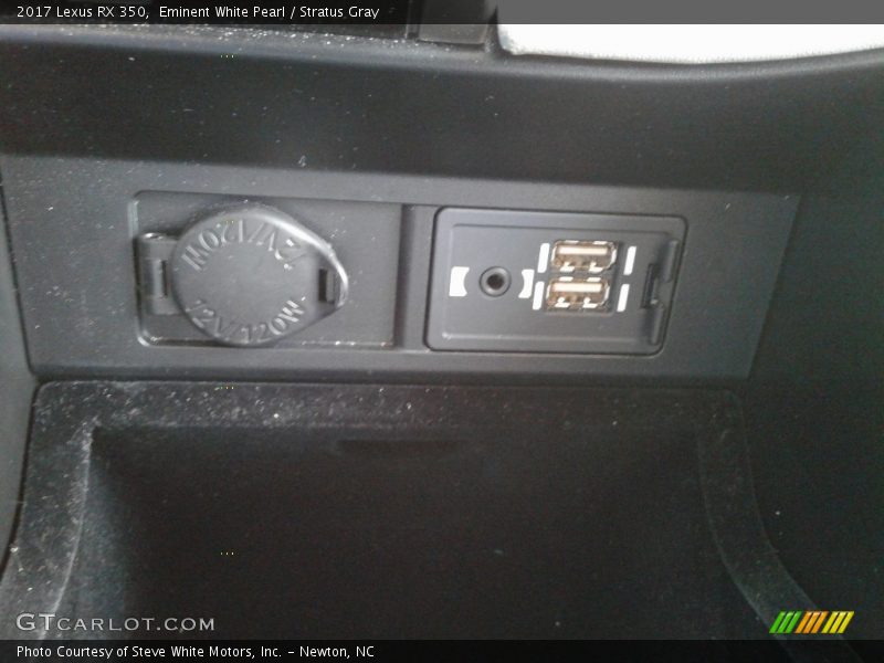 Eminent White Pearl / Stratus Gray 2017 Lexus RX 350