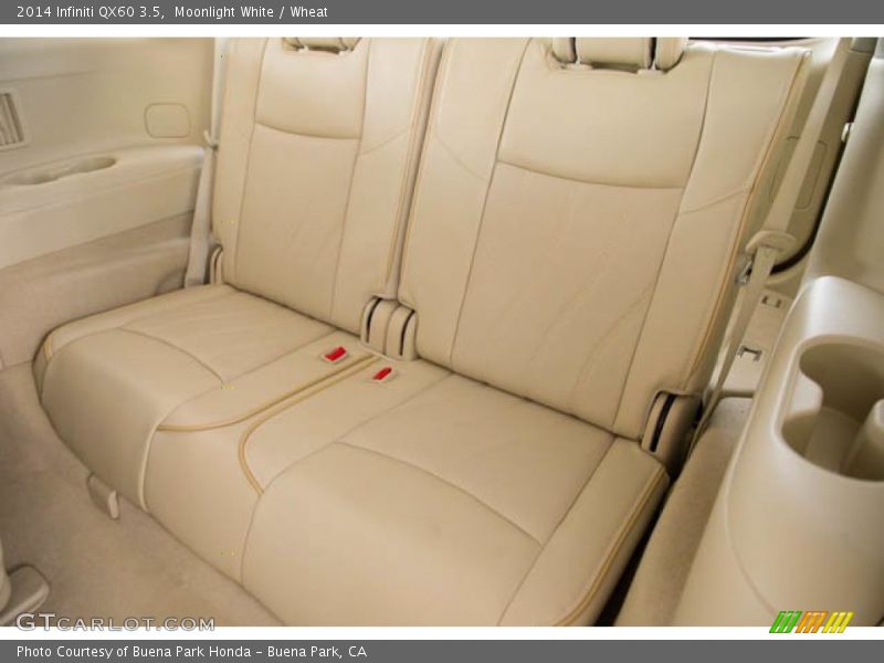 Rear Seat of 2014 QX60 3.5