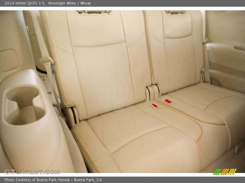 Rear Seat of 2014 QX60 3.5