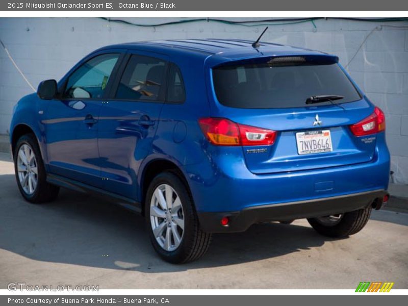 Octane Blue / Black 2015 Mitsubishi Outlander Sport ES