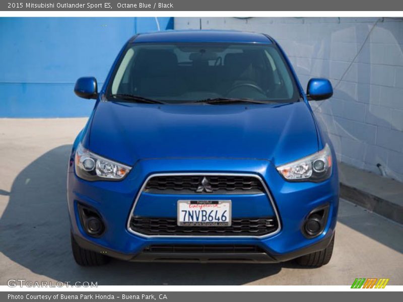 Octane Blue / Black 2015 Mitsubishi Outlander Sport ES
