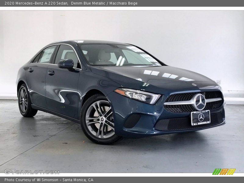 Front 3/4 View of 2020 A 220 Sedan