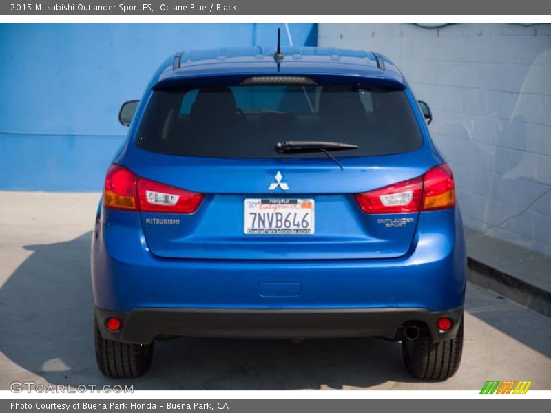 Octane Blue / Black 2015 Mitsubishi Outlander Sport ES