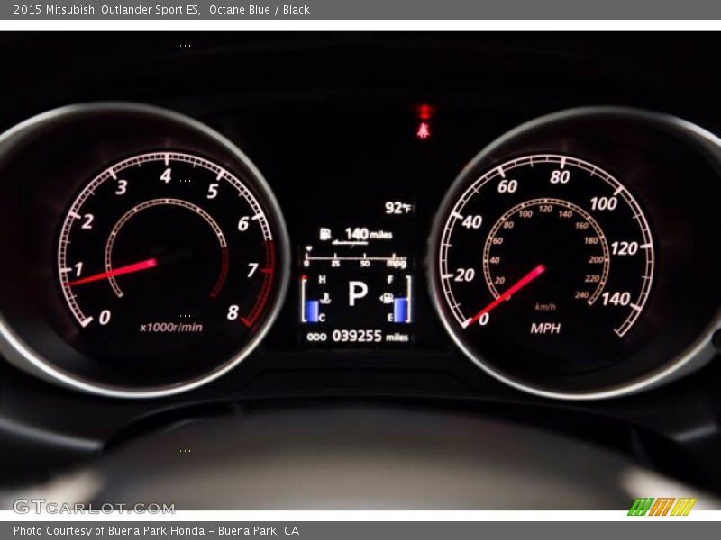 Octane Blue / Black 2015 Mitsubishi Outlander Sport ES