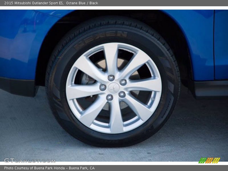 Octane Blue / Black 2015 Mitsubishi Outlander Sport ES