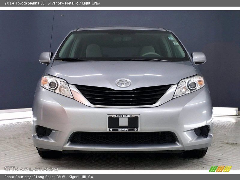 Silver Sky Metallic / Light Gray 2014 Toyota Sienna LE