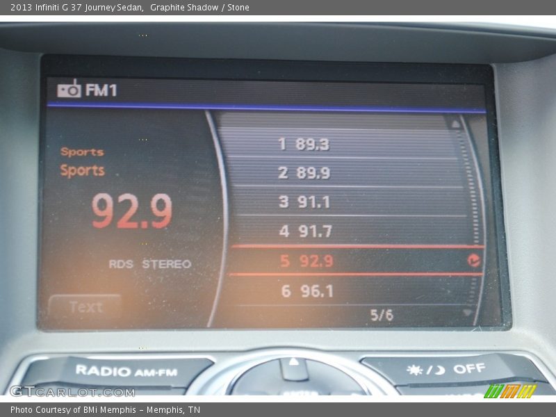 Graphite Shadow / Stone 2013 Infiniti G 37 Journey Sedan