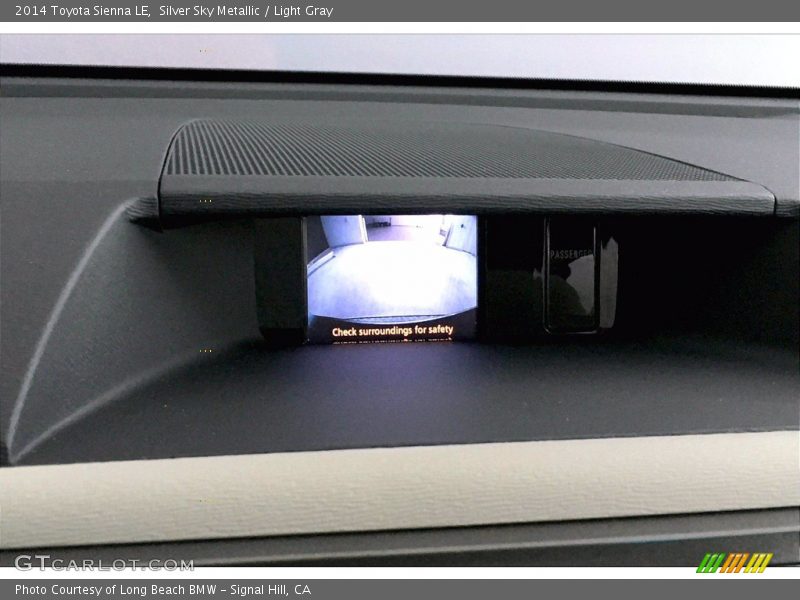 Silver Sky Metallic / Light Gray 2014 Toyota Sienna LE