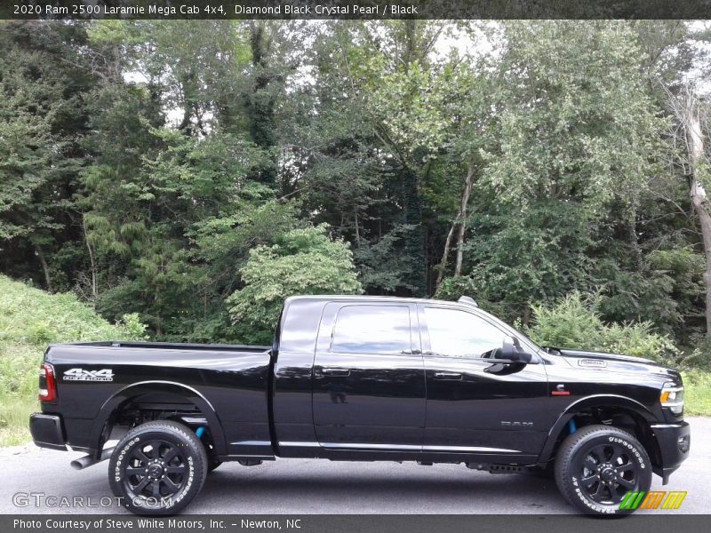  2020 2500 Laramie Mega Cab 4x4 Diamond Black Crystal Pearl