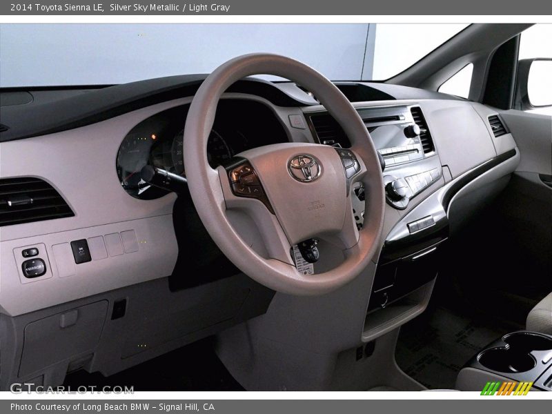 Silver Sky Metallic / Light Gray 2014 Toyota Sienna LE