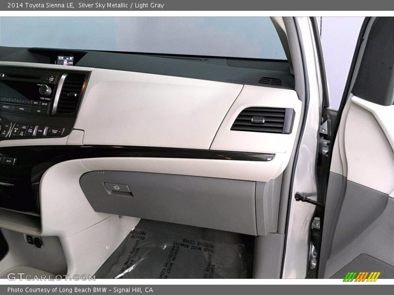 Silver Sky Metallic / Light Gray 2014 Toyota Sienna LE