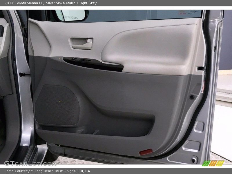 Silver Sky Metallic / Light Gray 2014 Toyota Sienna LE