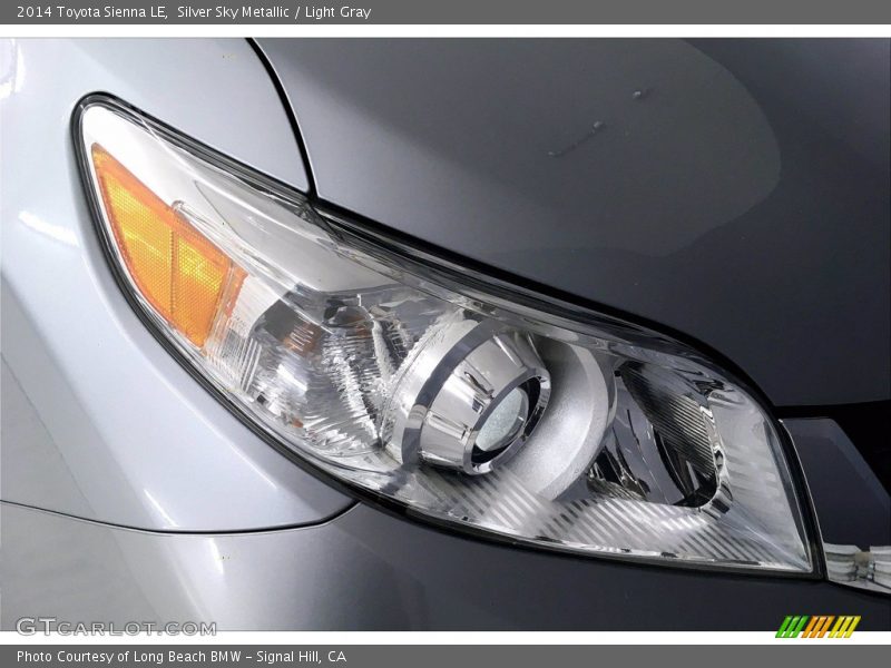 Silver Sky Metallic / Light Gray 2014 Toyota Sienna LE