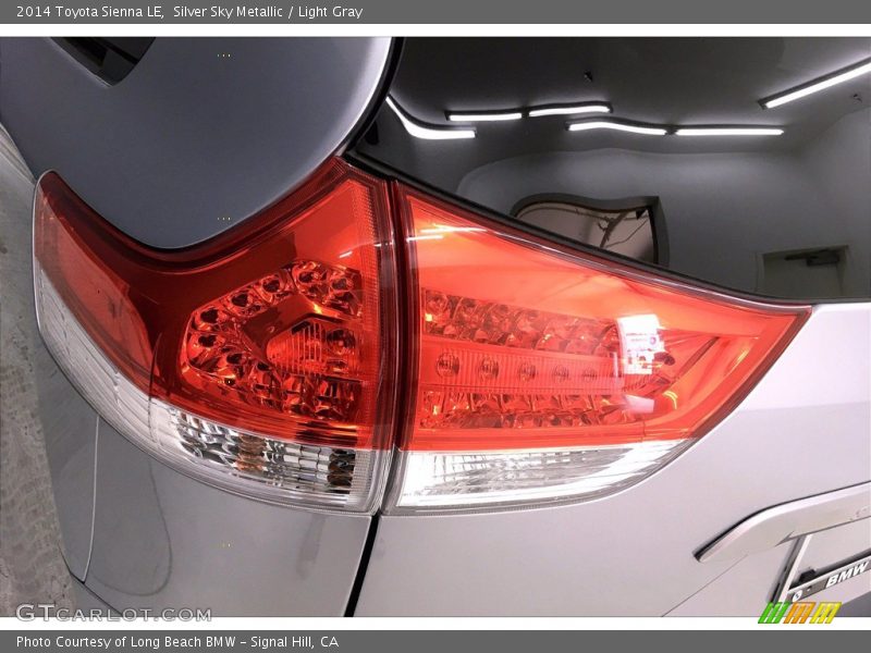 Silver Sky Metallic / Light Gray 2014 Toyota Sienna LE