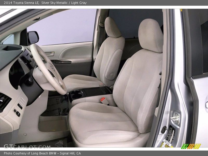 Silver Sky Metallic / Light Gray 2014 Toyota Sienna LE