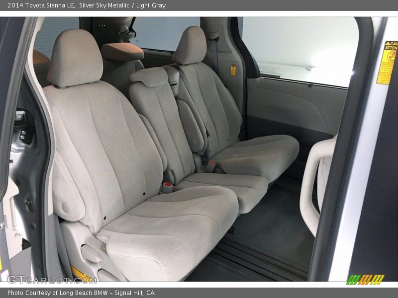 Silver Sky Metallic / Light Gray 2014 Toyota Sienna LE