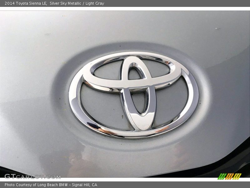 Silver Sky Metallic / Light Gray 2014 Toyota Sienna LE