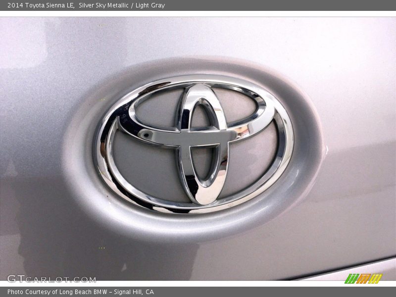 Silver Sky Metallic / Light Gray 2014 Toyota Sienna LE