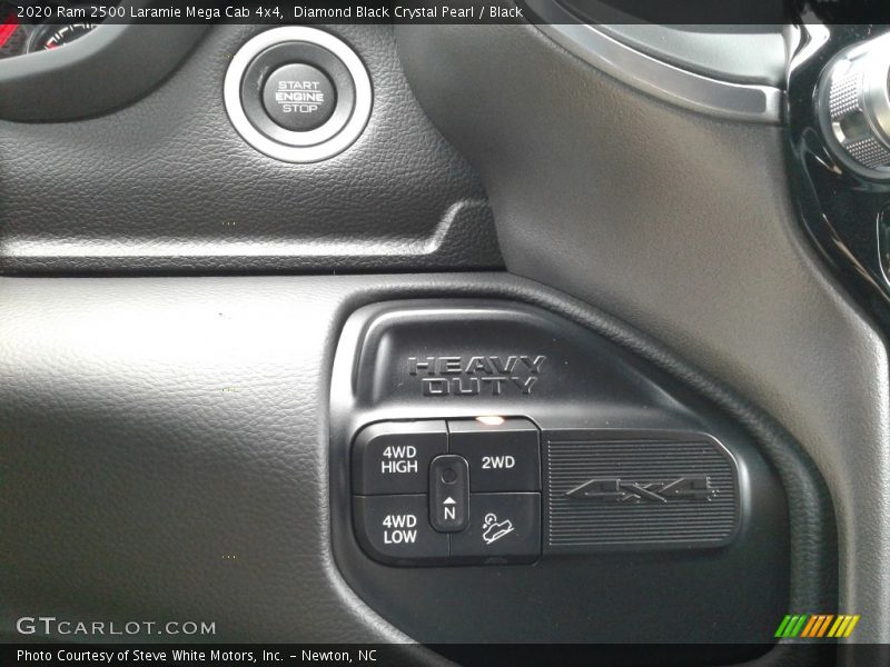 Controls of 2020 2500 Laramie Mega Cab 4x4