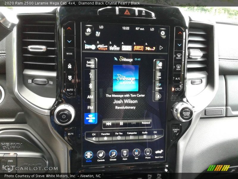 Controls of 2020 2500 Laramie Mega Cab 4x4