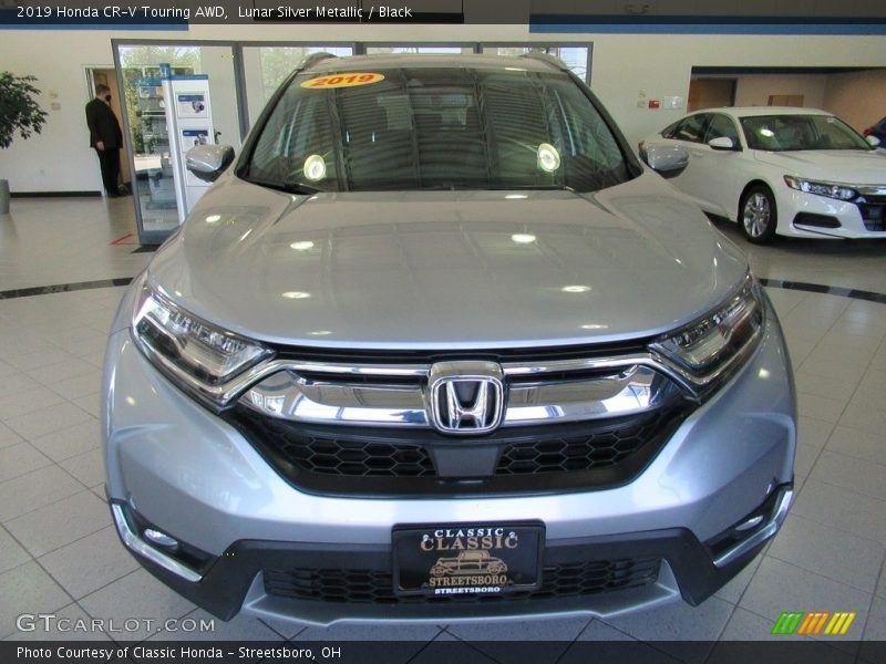 Lunar Silver Metallic / Black 2019 Honda CR-V Touring AWD