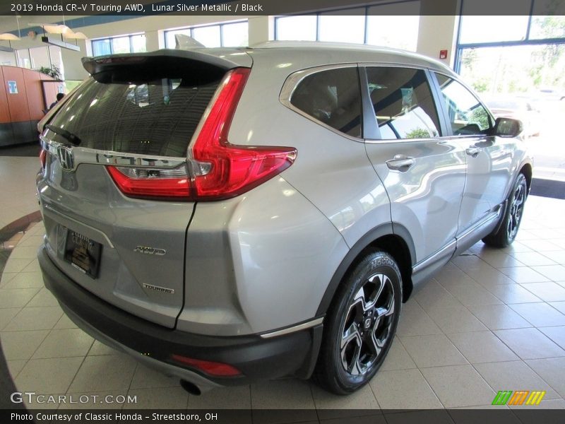 Lunar Silver Metallic / Black 2019 Honda CR-V Touring AWD