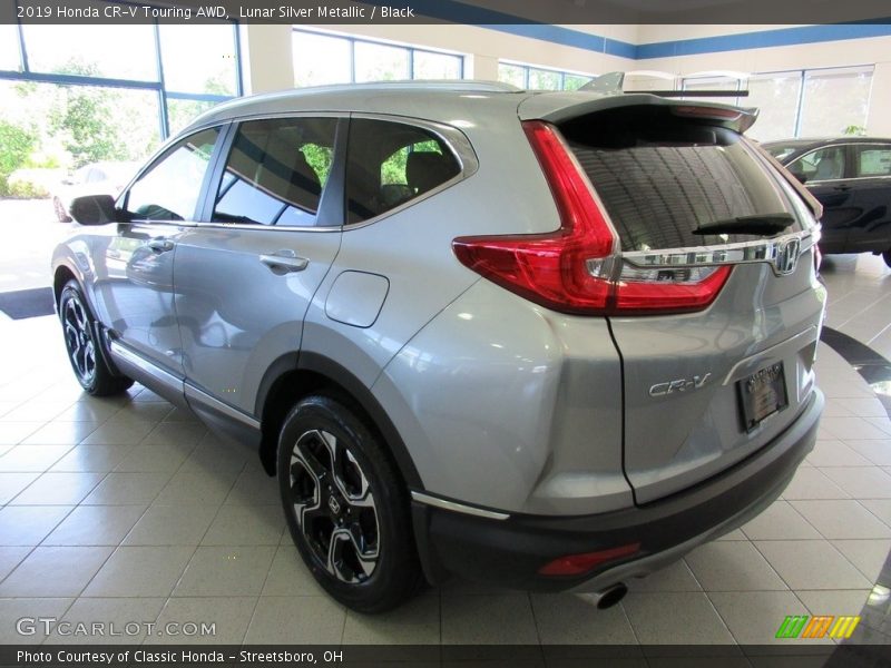 Lunar Silver Metallic / Black 2019 Honda CR-V Touring AWD