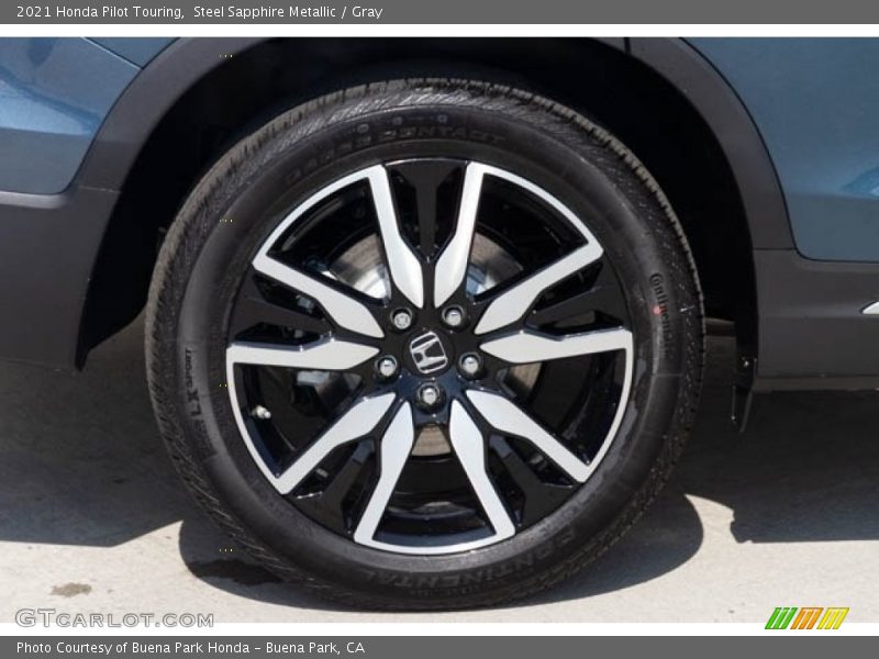 Steel Sapphire Metallic / Gray 2021 Honda Pilot Touring