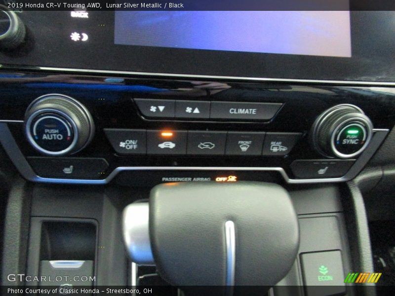 Lunar Silver Metallic / Black 2019 Honda CR-V Touring AWD