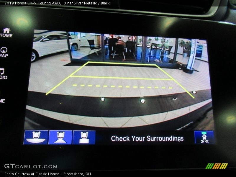 Lunar Silver Metallic / Black 2019 Honda CR-V Touring AWD