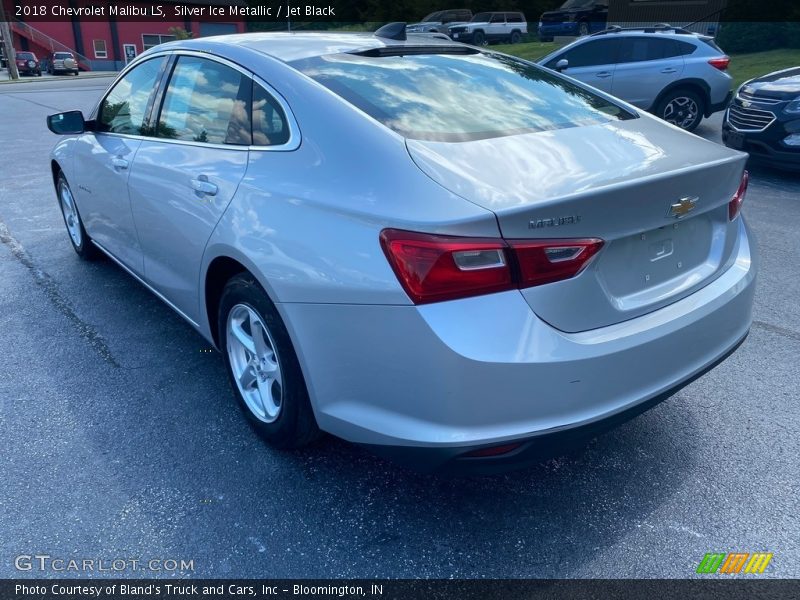 Silver Ice Metallic / Jet Black 2018 Chevrolet Malibu LS