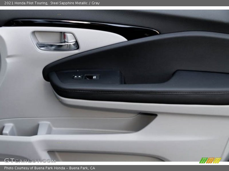 Steel Sapphire Metallic / Gray 2021 Honda Pilot Touring