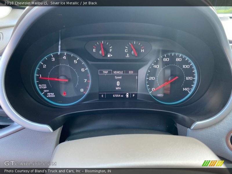 Silver Ice Metallic / Jet Black 2018 Chevrolet Malibu LS