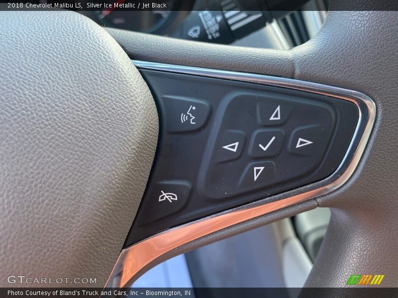 Silver Ice Metallic / Jet Black 2018 Chevrolet Malibu LS