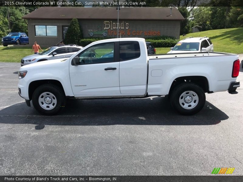 Summit White / Jet Black/Dark Ash 2015 Chevrolet Colorado WT Extended Cab