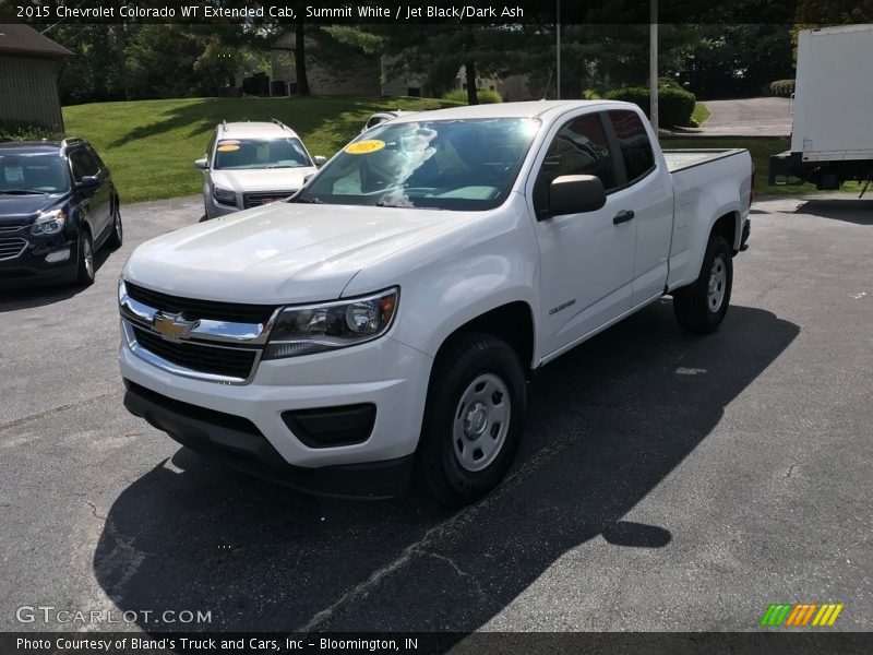 Summit White / Jet Black/Dark Ash 2015 Chevrolet Colorado WT Extended Cab