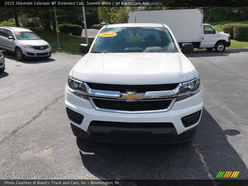 Summit White / Jet Black/Dark Ash 2015 Chevrolet Colorado WT Extended Cab